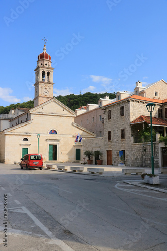 church of Pucisca, island Brac, Croatia