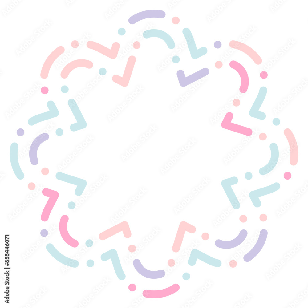 Pastel star, irregular dash shape. Vector illustration. Pastel star, irregular dash shape. Vector illustration.