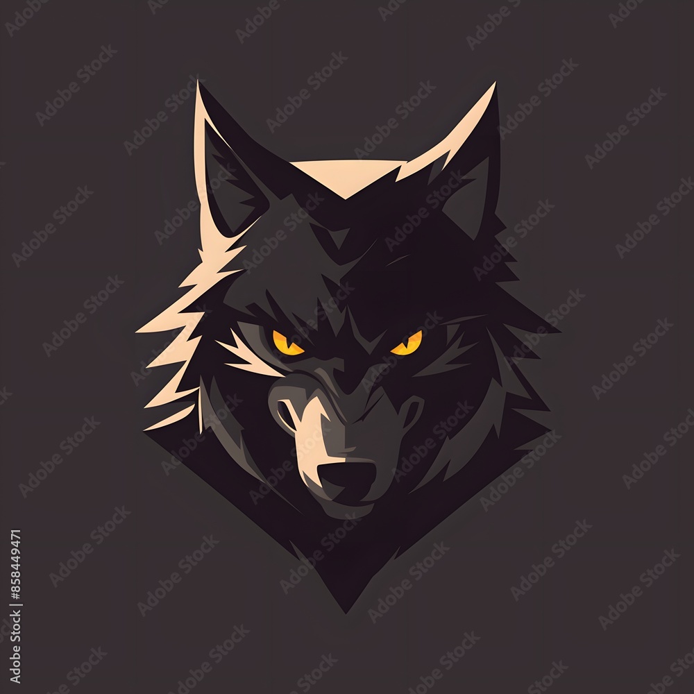 wolf head mascot wolf head mascot