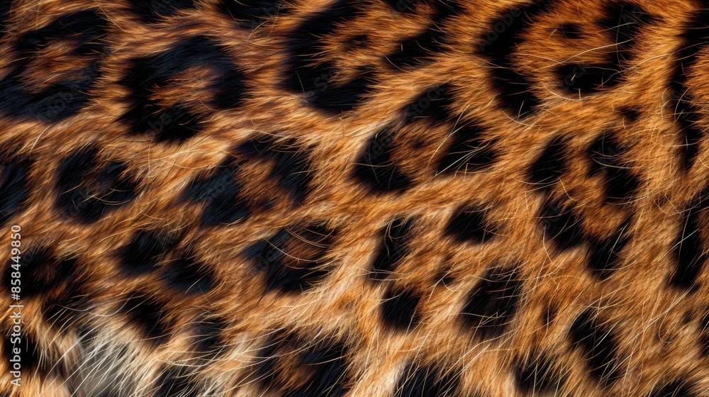 Seamless leopard fur pattern texture background Seamless leopard fur pattern texture background