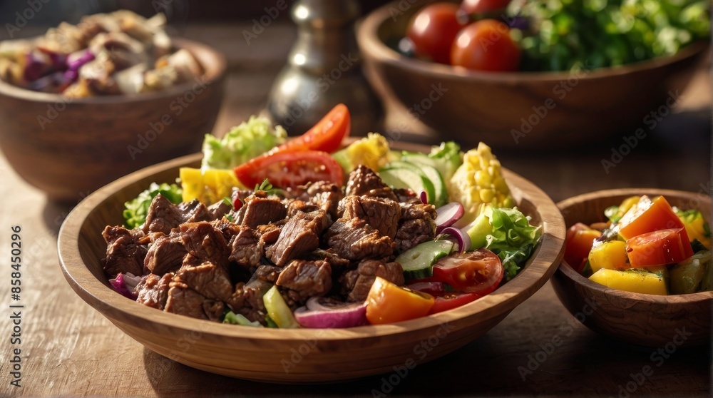 Fresh Beef Salad Bowl