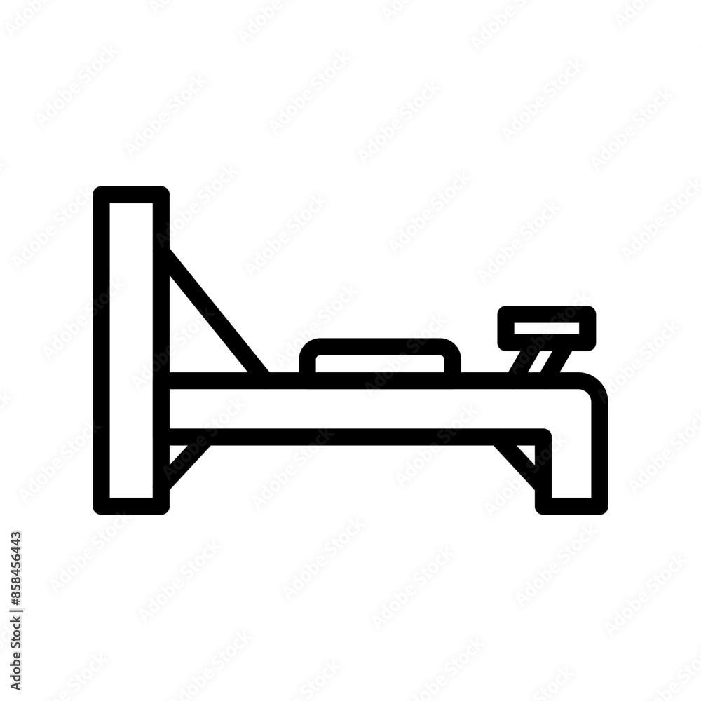 Pilates Reformer Icon Ideal for Fitness and Health Designs Pilates Reformer Icon Ideal for Fitness and Health Designs
