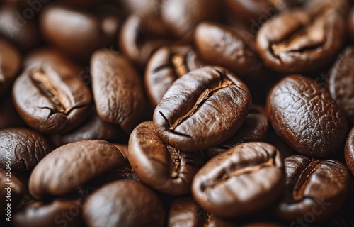 Wallpaper Mural Close Up of Roasted Coffee Beans in a Pile Torontodigital.ca