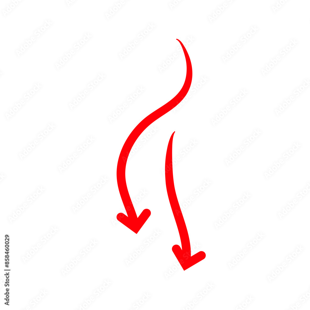 curved red arrow curved red arrow