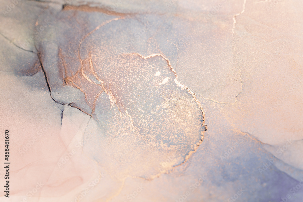 Fototapeta premium A Soft Whisper of Rose and Gold