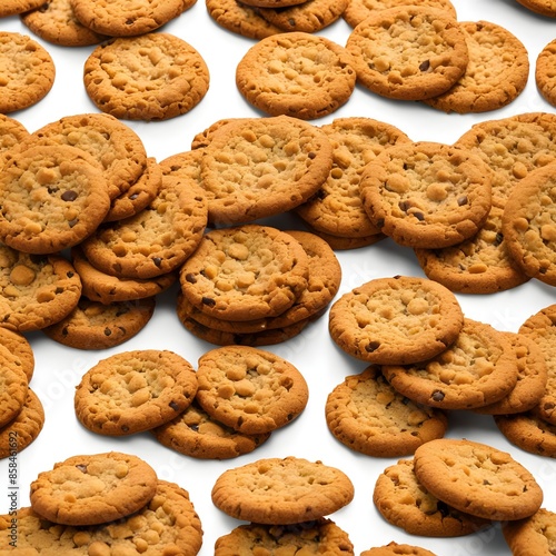 Cookies Isolated On White Background
 photo