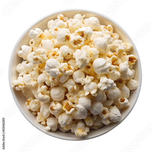 Popcorn on Transparent Background