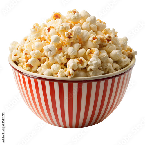 Popcorn on Transparent Background