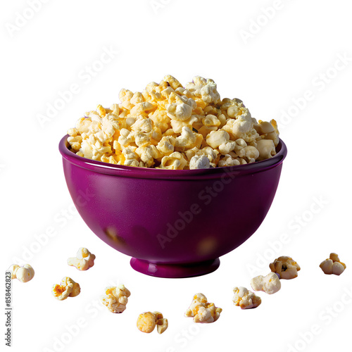 Popcorn on Transparent Background