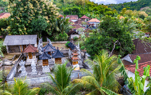 Village of Pejukutan on Nusa Penida, Indonesia photo