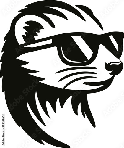 Ferret with Sunglasses