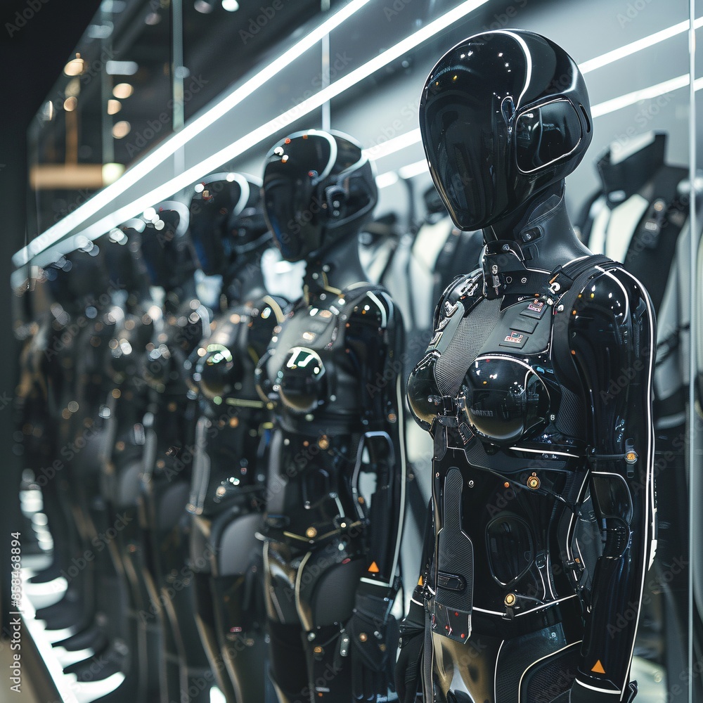 Fototapeta premium Window display for clothes.