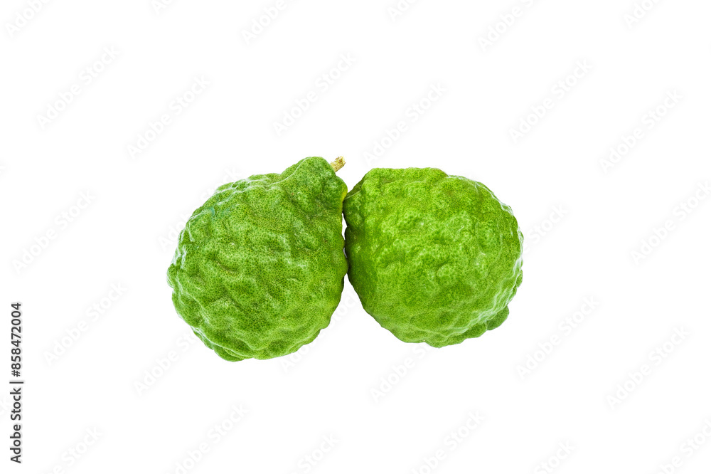 Fototapeta premium Bergamot isolated on white background with transparent.