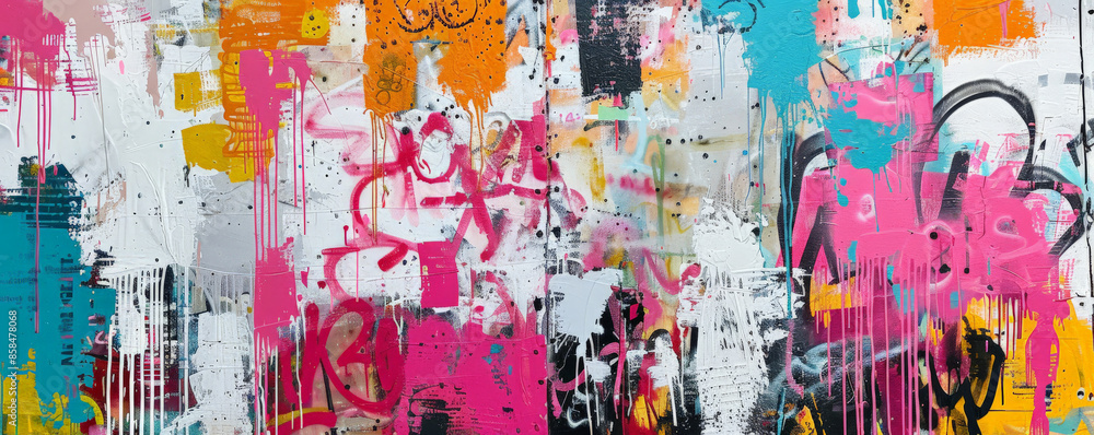 A vibrant urban mural background with bold street art, graffiti, and the textures of concrete walls and colorful spray paint, creating a dynamic and artistic environment. A vibrant urban mural background with bold street art, graffiti, and the textures of concrete walls and colorful spray paint, creating a dynamic and artistic environment.