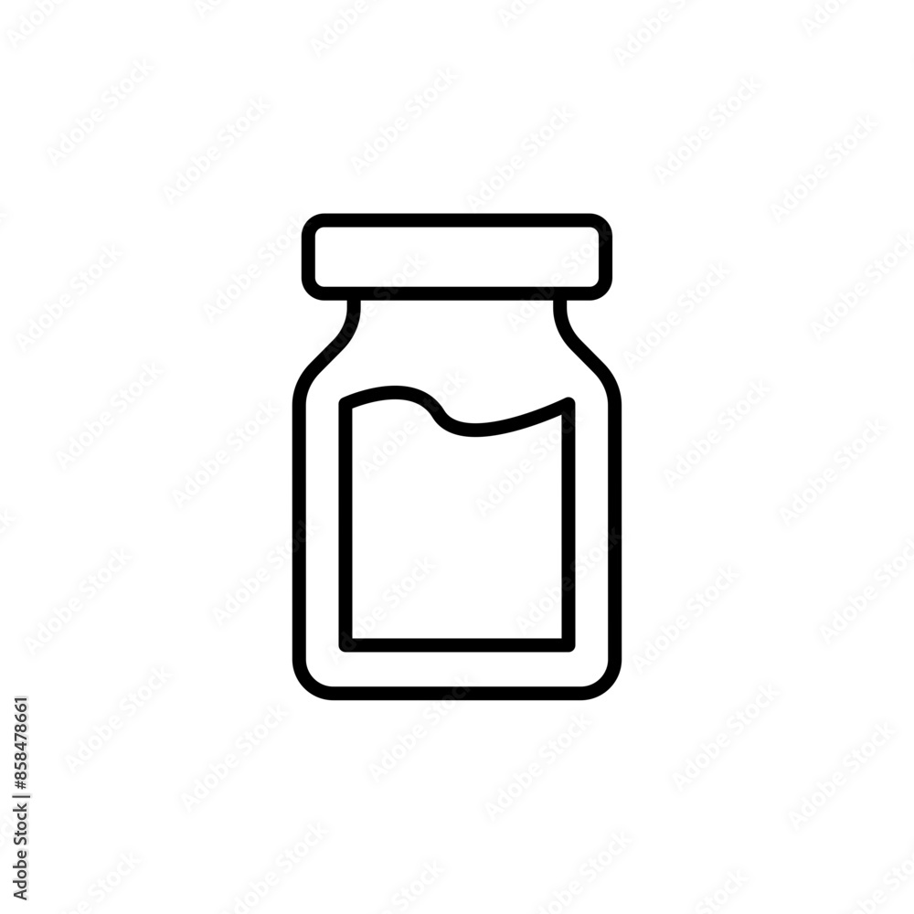 Fruit Jam Icon Ideal for Food and Culinary Illustrations Fruit Jam Icon Ideal for Food and Culinary Illustrations