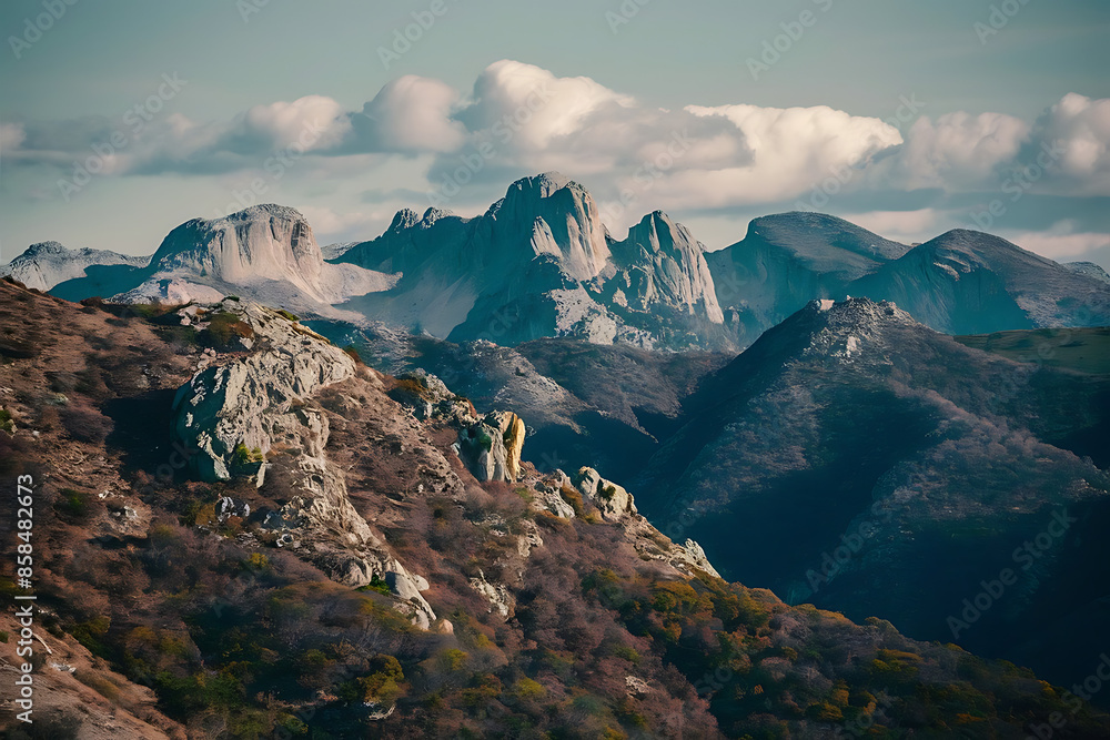 landscape with clouds