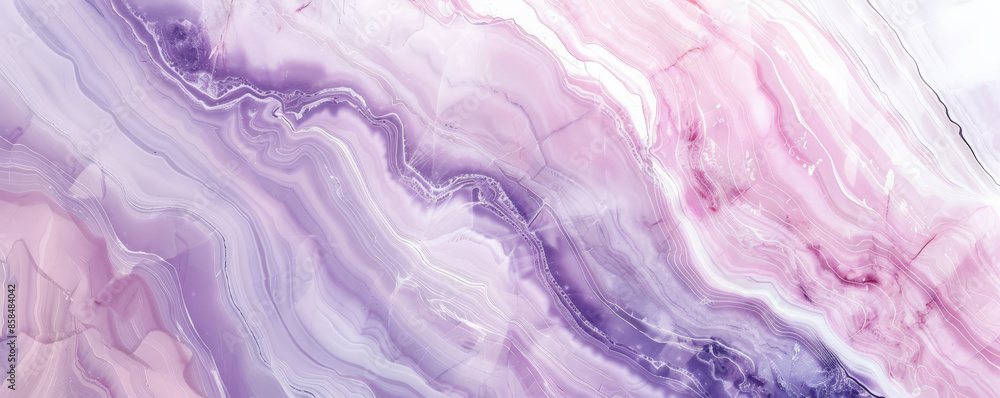 Marble abstract background with soft, pastel tones of lavender, pink, and white. The design is delicate and calming, with subtle, flowing veins Marble abstract background with soft, pastel tones of lavender, pink, and white. The design is delicate and calming, with subtle, flowing veins