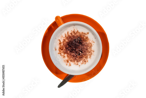 cappuccino espresso. vector file. isolated. transparent
