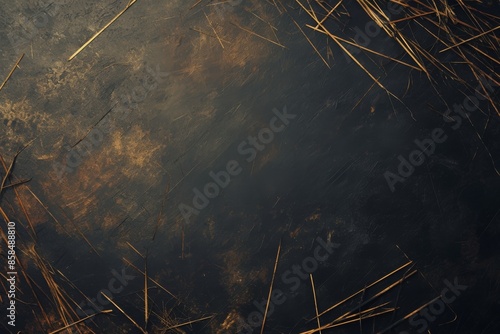 Dark abstract background with abstract fractal shapes found