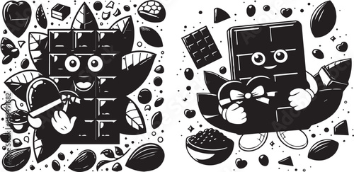 Candyland Characters A Sweet Adventure vector