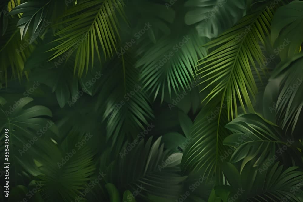 Natural of Tropical green leaves of leaf Natural of Tropical green leaves of leaf