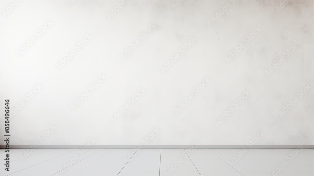 Empty room with white walls and floor. Empty room with white walls and floor.