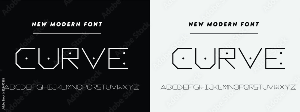 Curve modern stylish capital alphabet letter logo design Curve modern stylish capital alphabet letter logo design
