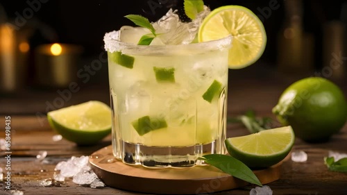 Wallpaper Mural Isolated margarita cocktail on white background. Concept Beverages, Margarita Cocktail, Isolated Objects, White Background Torontodigital.ca