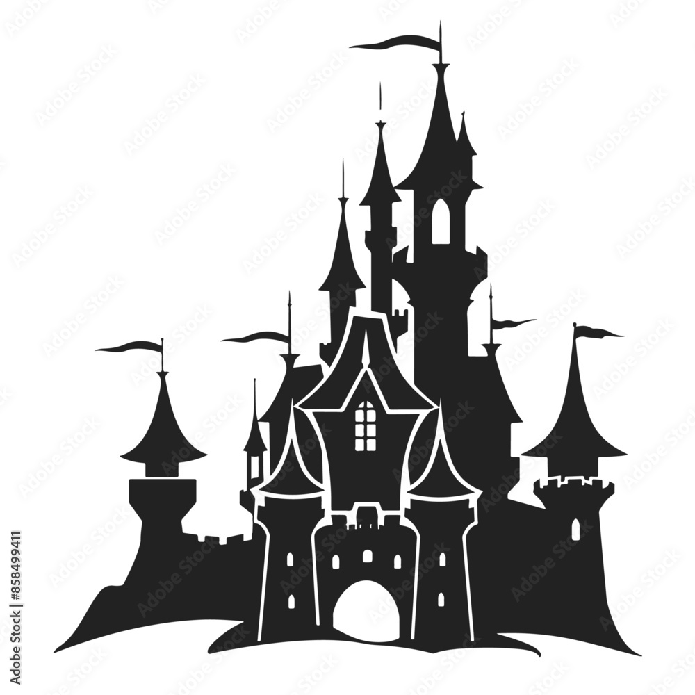 Castle. vector file. isolated. transparent Castle. vector file. isolated. transparent