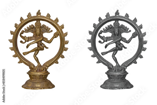 shiva statue. Vector file. isolated. transparent
