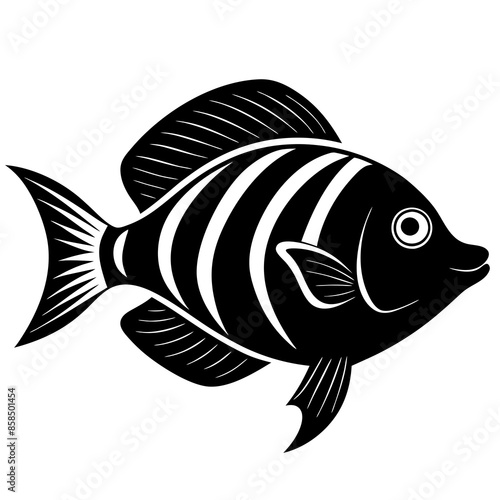 Hawaiian fish vector illustration