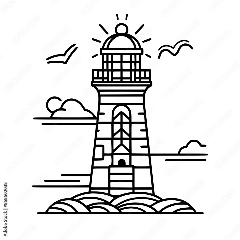 Lighthouse icon, Lighthouse outline, Lighthouse vector, ocean svg, ocean cliparts, clipart png, sea creatures, ship svg, Lighthouse SVG, Minimalist Line Art, sea svg, ocean svg, lighthouse, light, s Lighthouse icon, Lighthouse outline, Lighthouse vector, ocean svg, ocean cliparts, clipart png, sea creatures, ship svg, Lighthouse SVG, Minimalist Line Art, sea svg, ocean svg, lighthouse, light, s