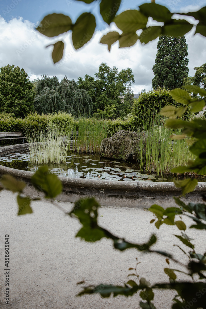 Naklejka premium Karlsruhe Botanischer Garten