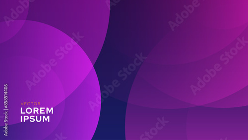 Purple Abstract Minimal Business or Tech Science Presentation Background. Research or Tech Innovation Online Webinar Presentation Event Backdrop. Conference or Forum Vector Illustration.