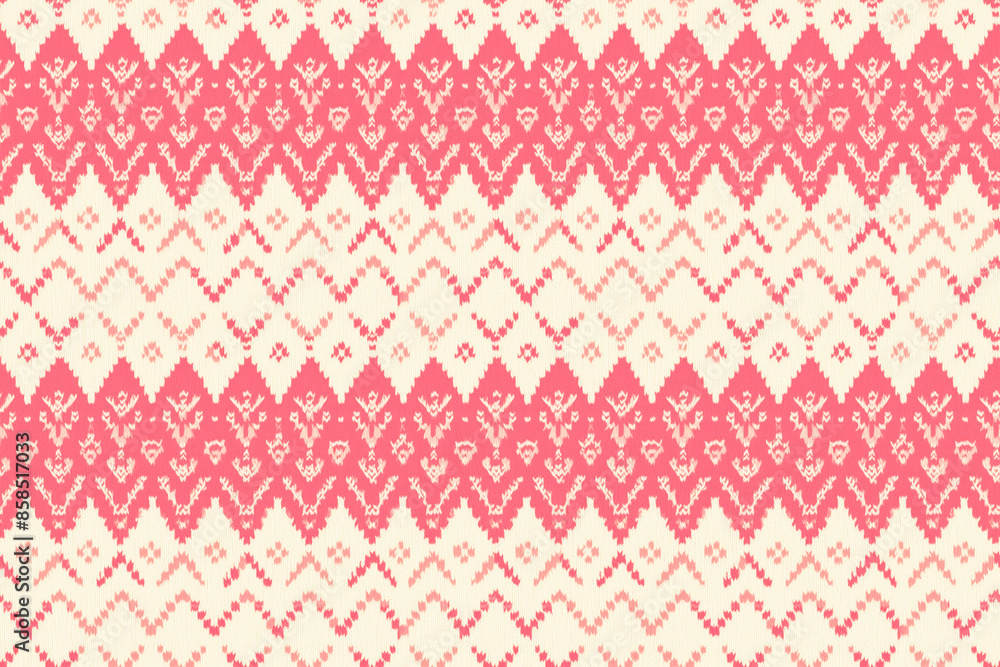A vibrant seamless pattern of abstract red and white shapes forming a geometric tile ornament, perfect for dynamic and lively design projects. A vibrant seamless pattern of abstract red and white shapes forming a geometric tile ornament, perfect for dynamic and lively design projects.