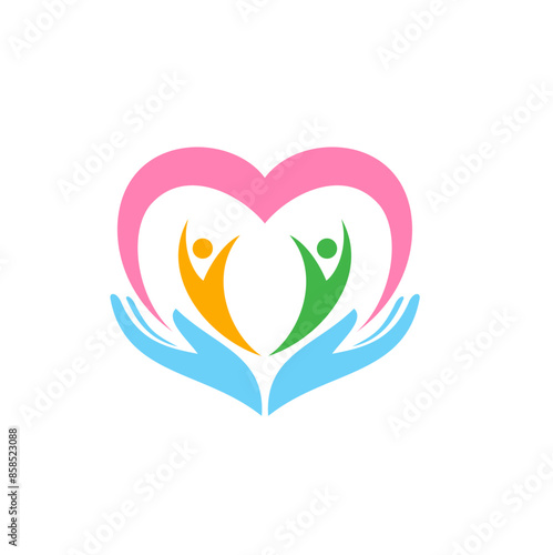 logo template for foundation or charity.