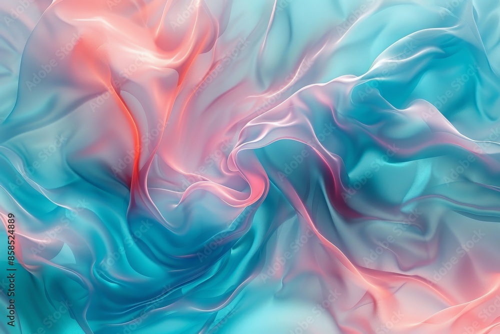 blue and red pastel flowing abstract shapes. Creative smooth texture blue and red pastel flowing abstract shapes. Creative smooth texture