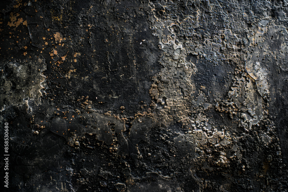 A black and white photo of a wall with a lot of dirt and grime A black and white photo of a wall with a lot of dirt and grime