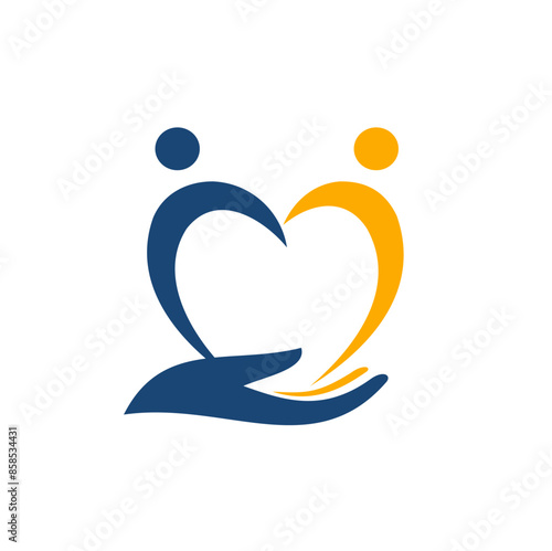 logo template for foundation or charity.