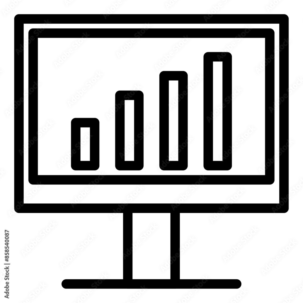 Analytics outline icon vector for mobile app, website, logo and presentation design. Analytics outline icon vector for mobile app, website, logo and presentation design.