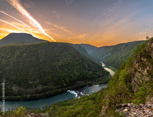 Sunrise at mountains