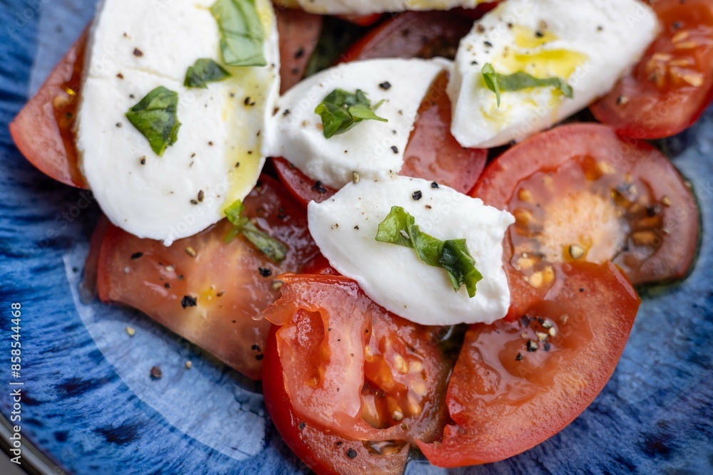 tomato and mozzarella tomato and mozzarella