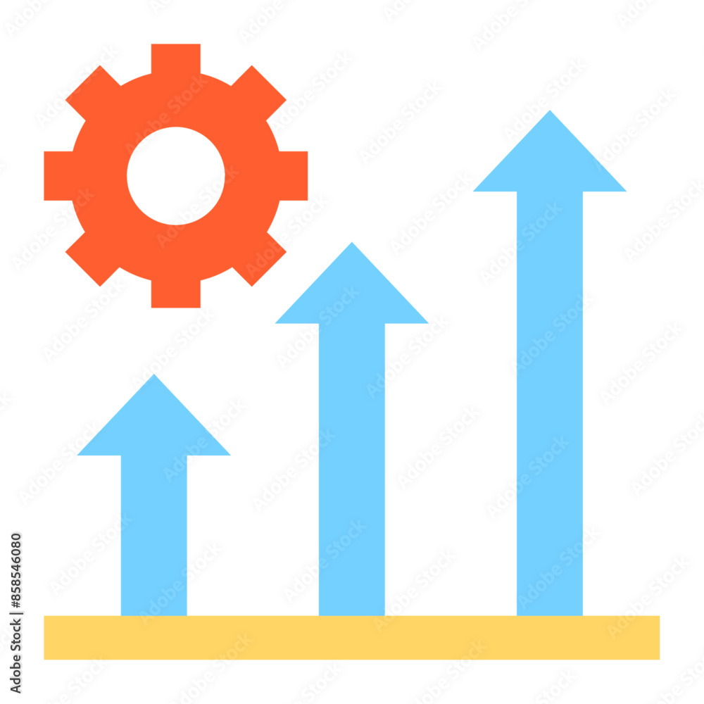 Data driven flat icon vector for mobile app, website, logo and presentation design. Data driven flat icon vector for mobile app, website, logo and presentation design.