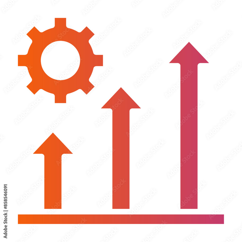 Data driven gradient icon vector for mobile app, website, logo and presentation design. Data driven gradient icon vector for mobile app, website, logo and presentation design.