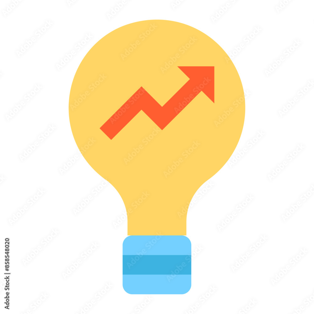 Ideas flat icon vector for mobile app, website, logo and presentation design. Ideas flat icon vector for mobile app, website, logo and presentation design.