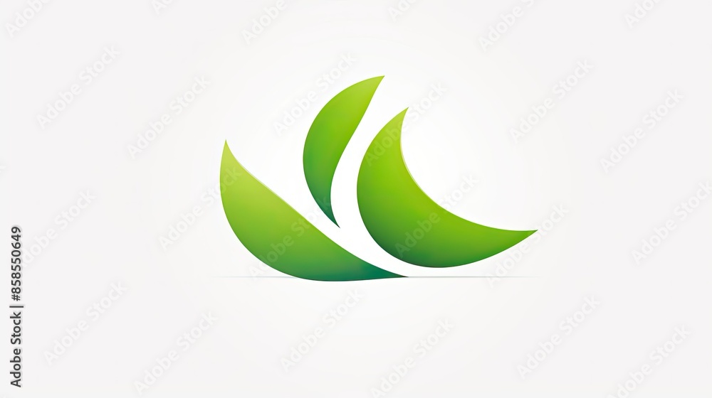 Two green leaves Two green leaves