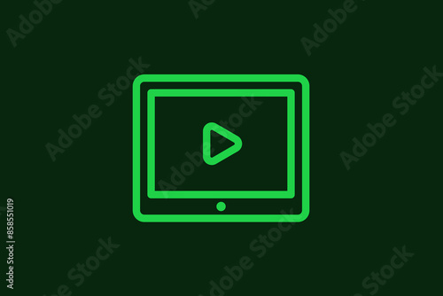 multimedia illustration in flat style design. Vector illustration.