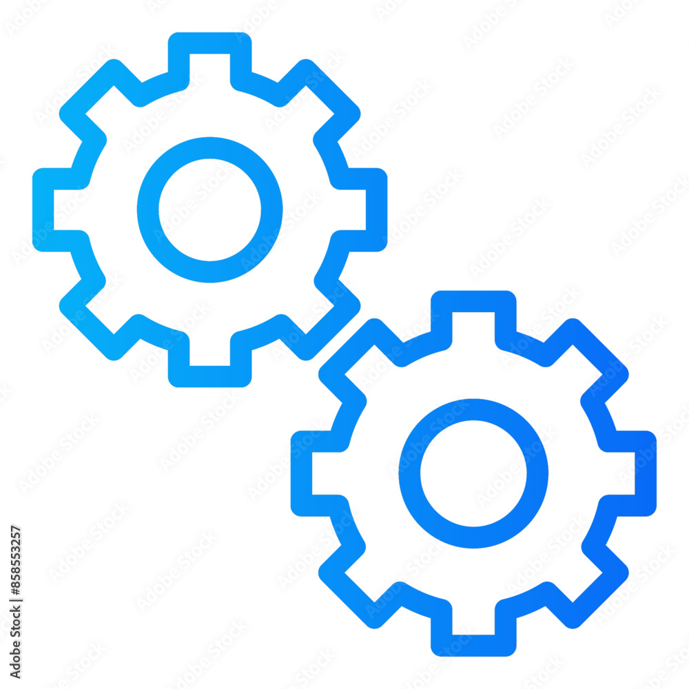 Setting outline, gradient icon vector for mobile app, website, logo and presentation design. Setting outline, gradient icon vector for mobile app, website, logo and presentation design.