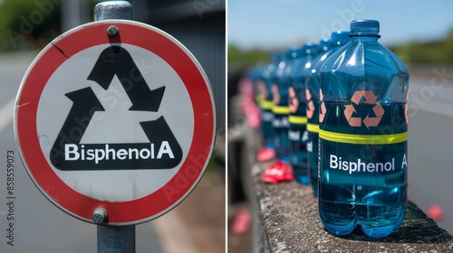 Alert  Bisphenol A found in drinking water contained in plastic bottles causing health concerns, banner photo