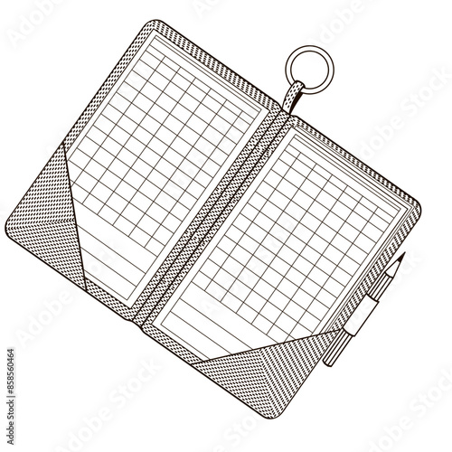 open clash notebook for golf competition